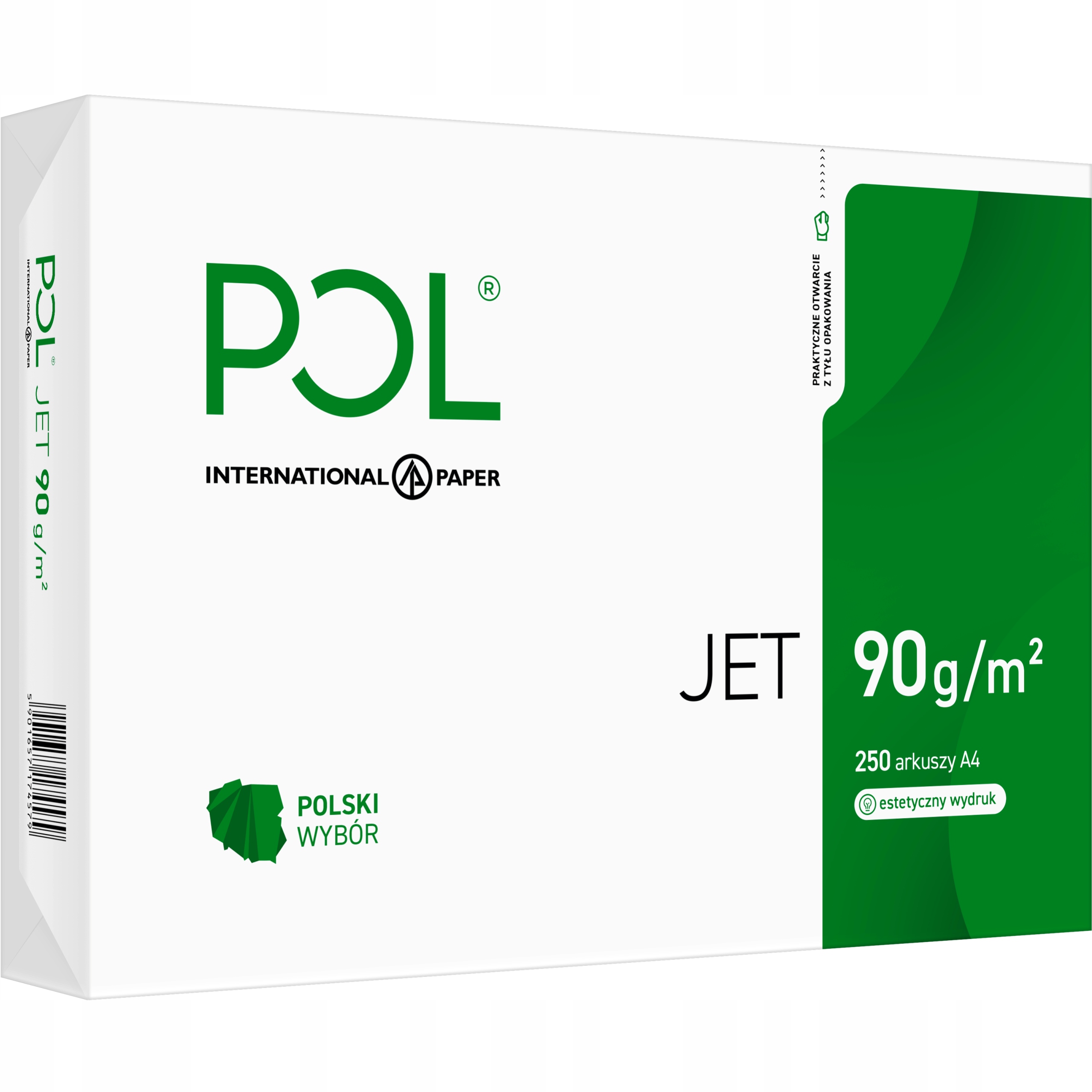 

Papier ksero POLjet A4 90g klasa A 250 arkuszy