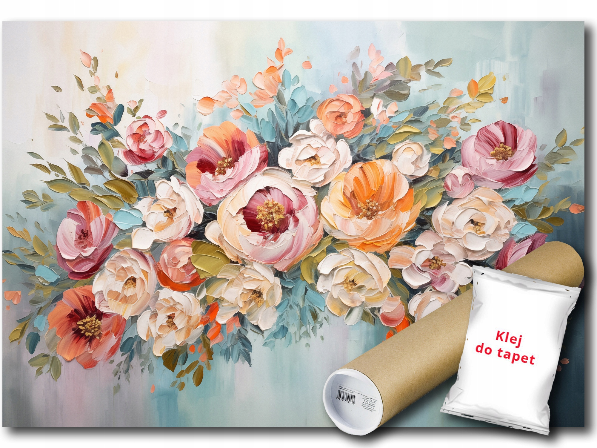 Fototapeta Vliesová Malované Květiny Kytice Kompozice Kvítka 208x146