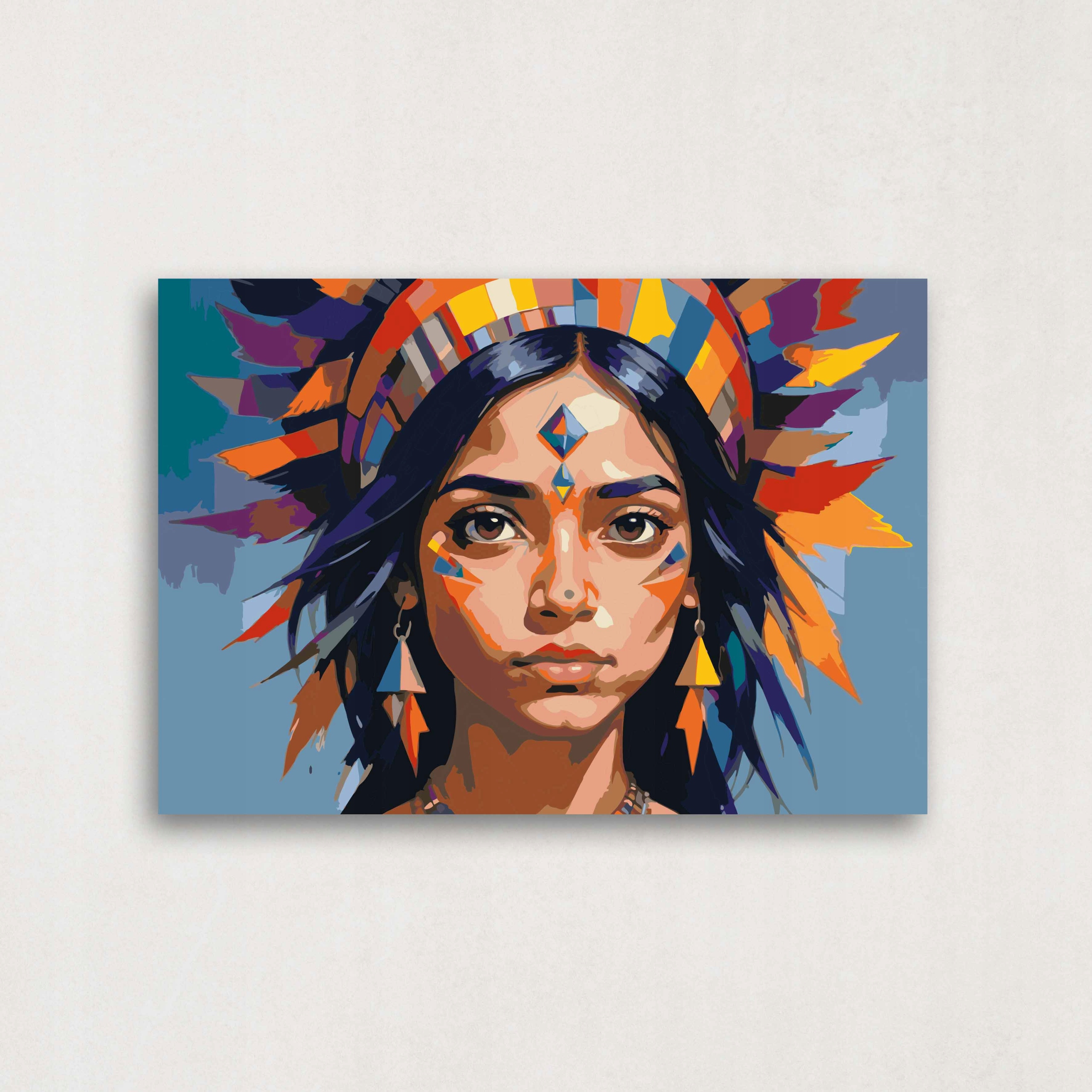 Malování podle čísel – Indianka 40x50cm Make It Easy produkt Pl