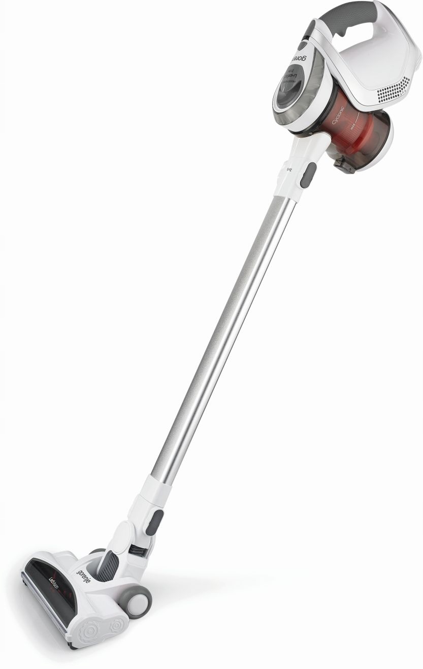 Odkurzacz Pionowy Gorenje SVC219FMW Biały Led Hepa 4 kółka