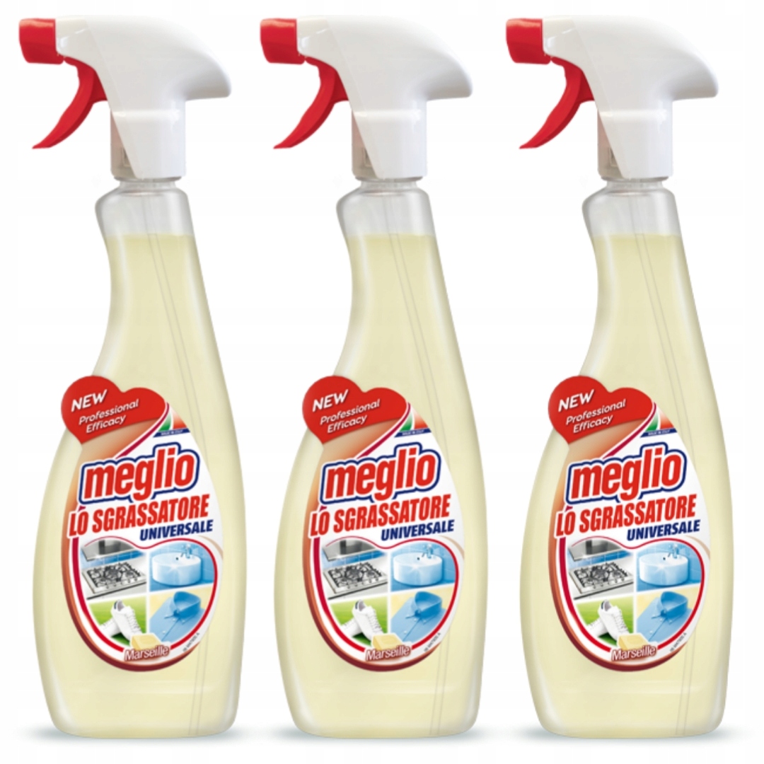 

Meglio Odtłuszczacz Marsiglia Spray 3x750ml