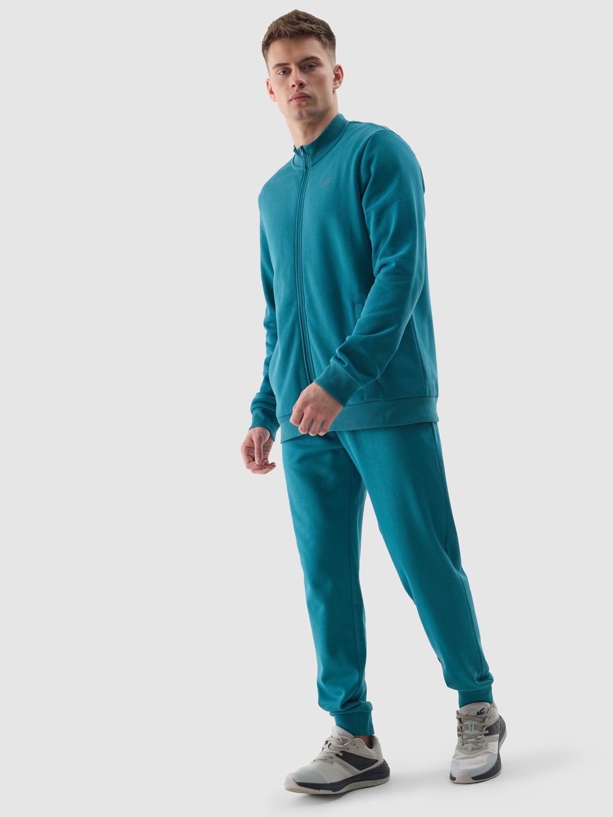 4F BLUZA DRESOWA MĘSKA ROZPINANA BEZ KAPTURA SS24 Model TSWSM0949