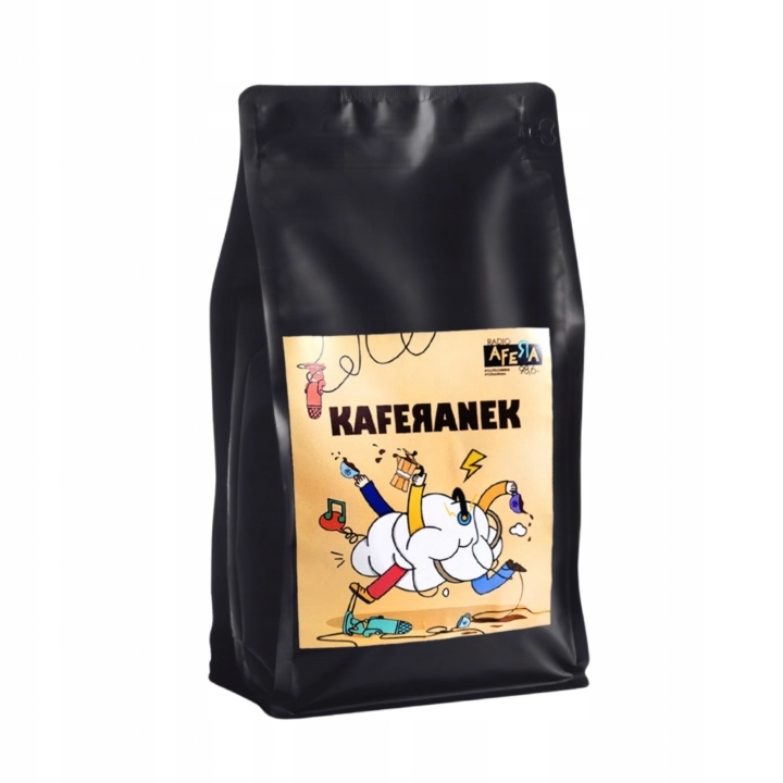 Levně Káva zrnková Arabica Robusta Kaferanek Poznaňské rádio Afera hmotnost 500 g