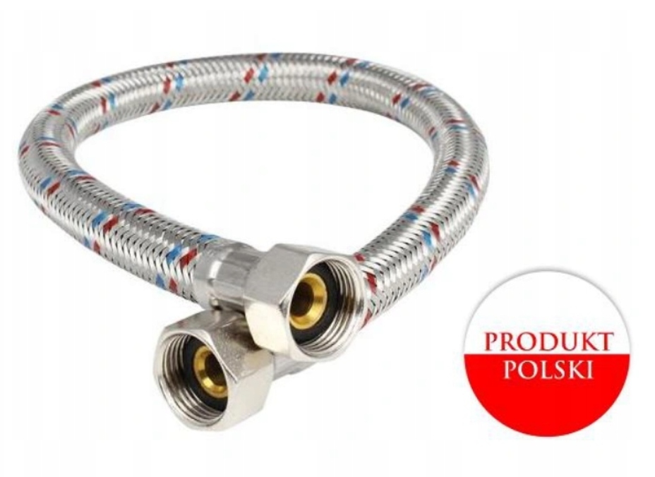 WĄŻ-WĘŻYK DN8 NAK-NAK 1/2''x3/8'' DŁUGOŚĆ 30cm PL Długość 30 cm