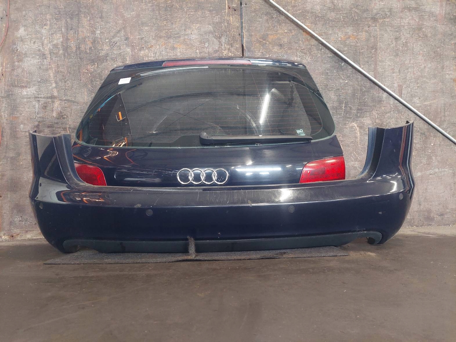 complete rear part AUDI A6 C6 LY5K trunk door boot bumper rear part lights