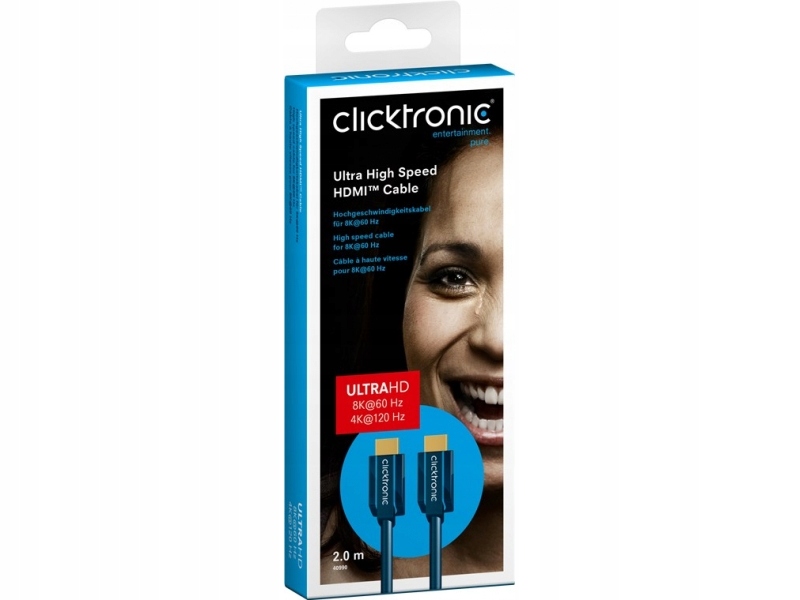 Kabel HDMI-HDMI Clictronic 1m Model 40988