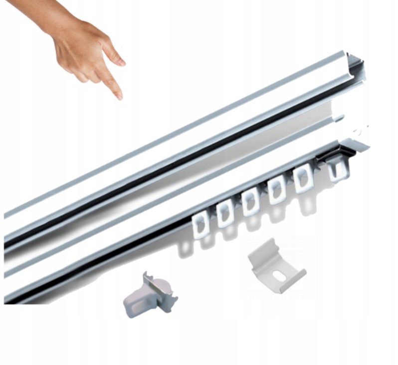

Szyna sufitowa aluminiowa Ks 300cm pojedyncza