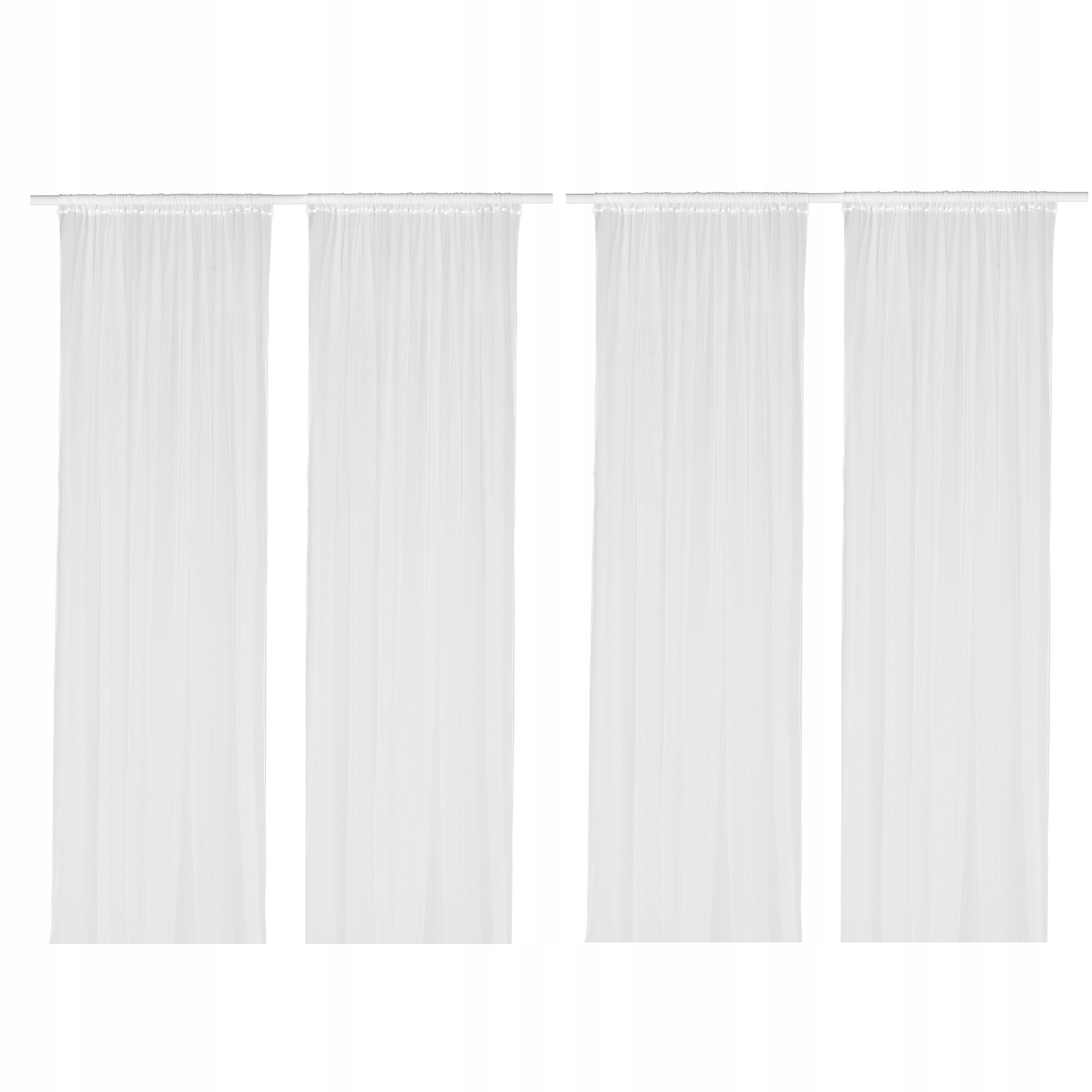 

Ikea LILL Firanki Białe Firany 4SZT 300 x 280 cm