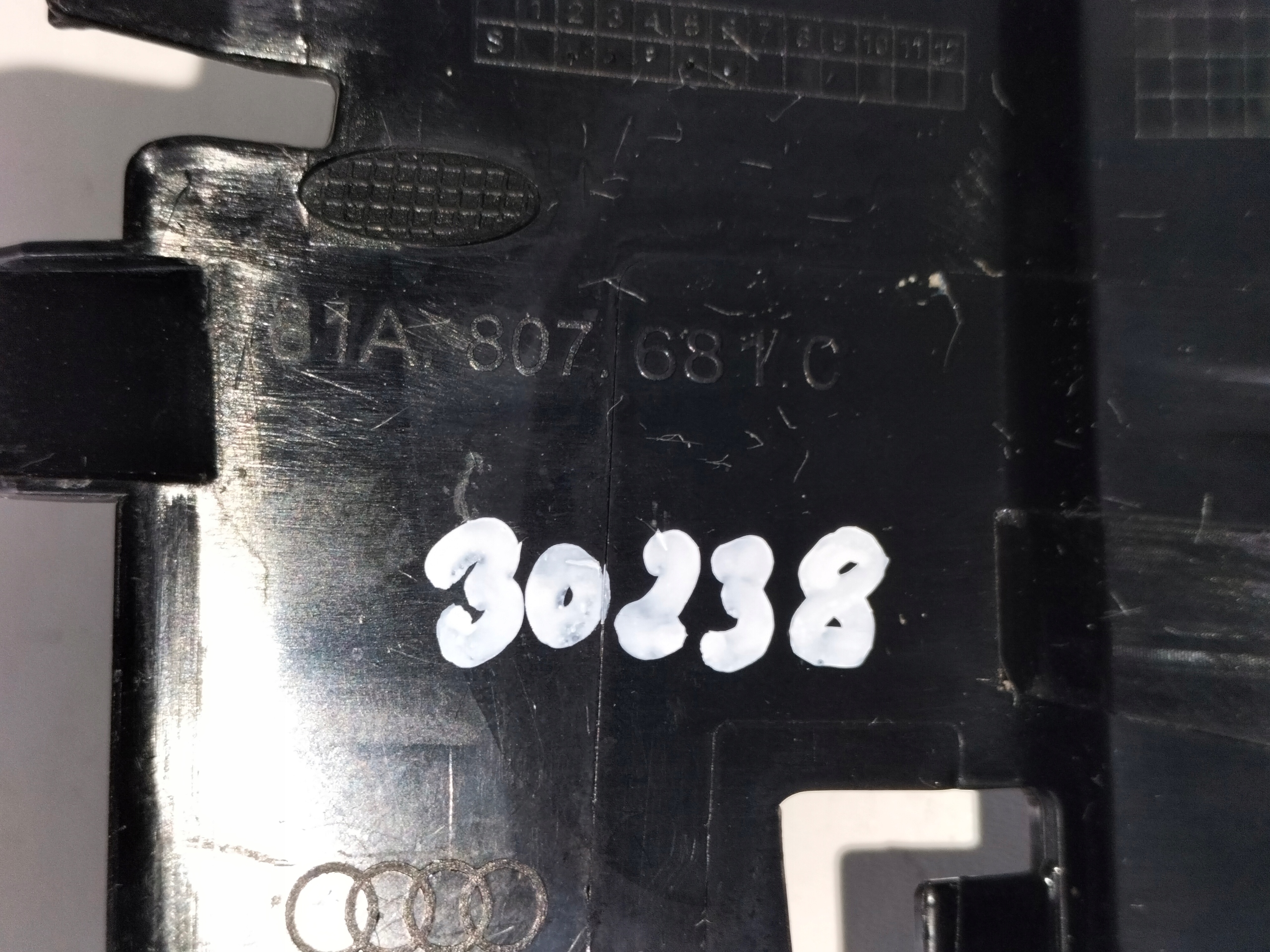 grille grid of a bumper left AUDI Q2 16- S-LINE