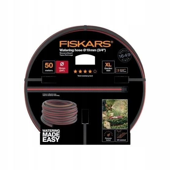 Fiskars hadica 50 m, 19 mm (3/4”) Q4 1027111 1 ks