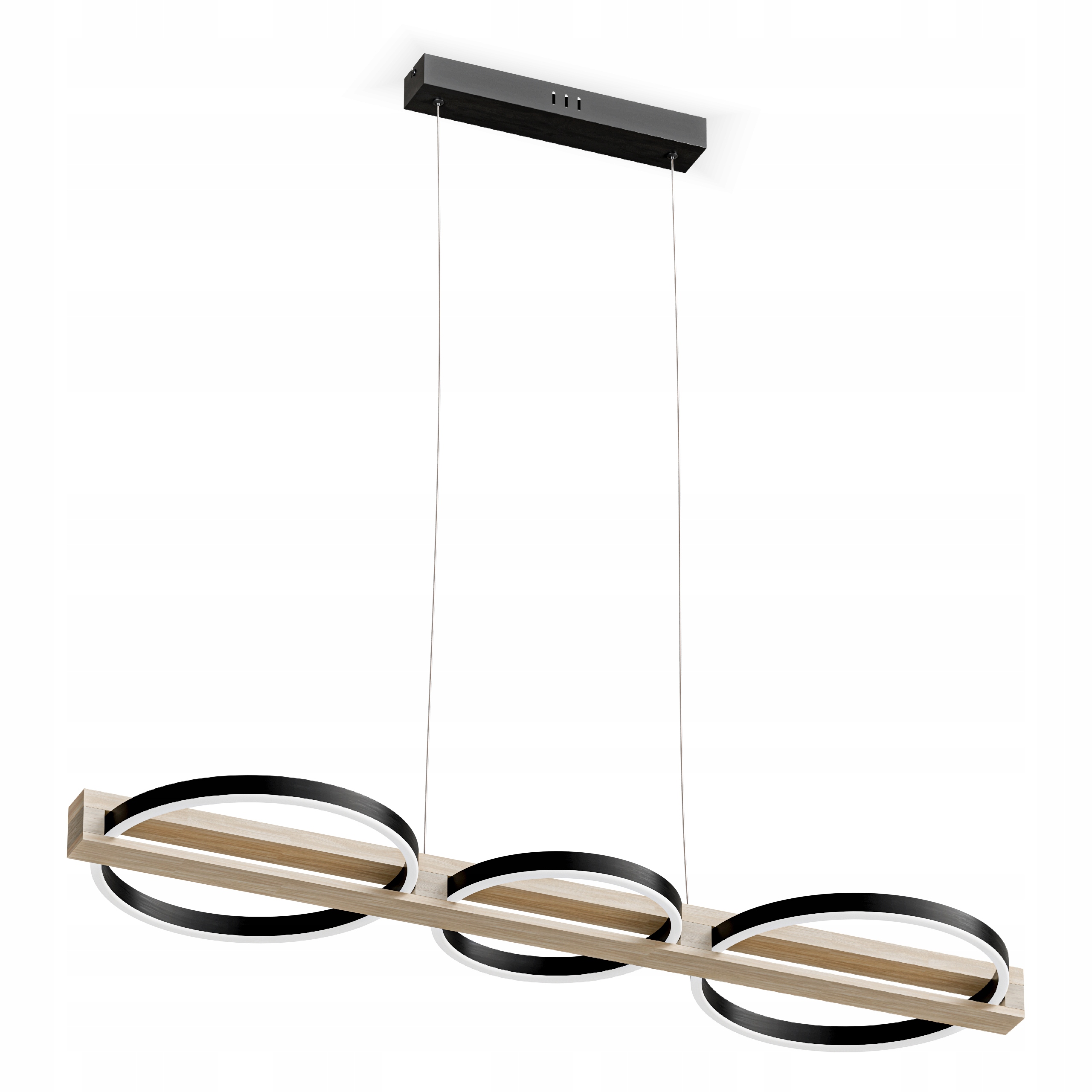 Lampa Sufitowa Plafon Led Żyrandol Wisząca Biała Ciepła Do Salonu Kuchnia