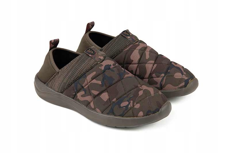 Fox Pantofle Camo Khaki Bivvy Slipper 12 /46