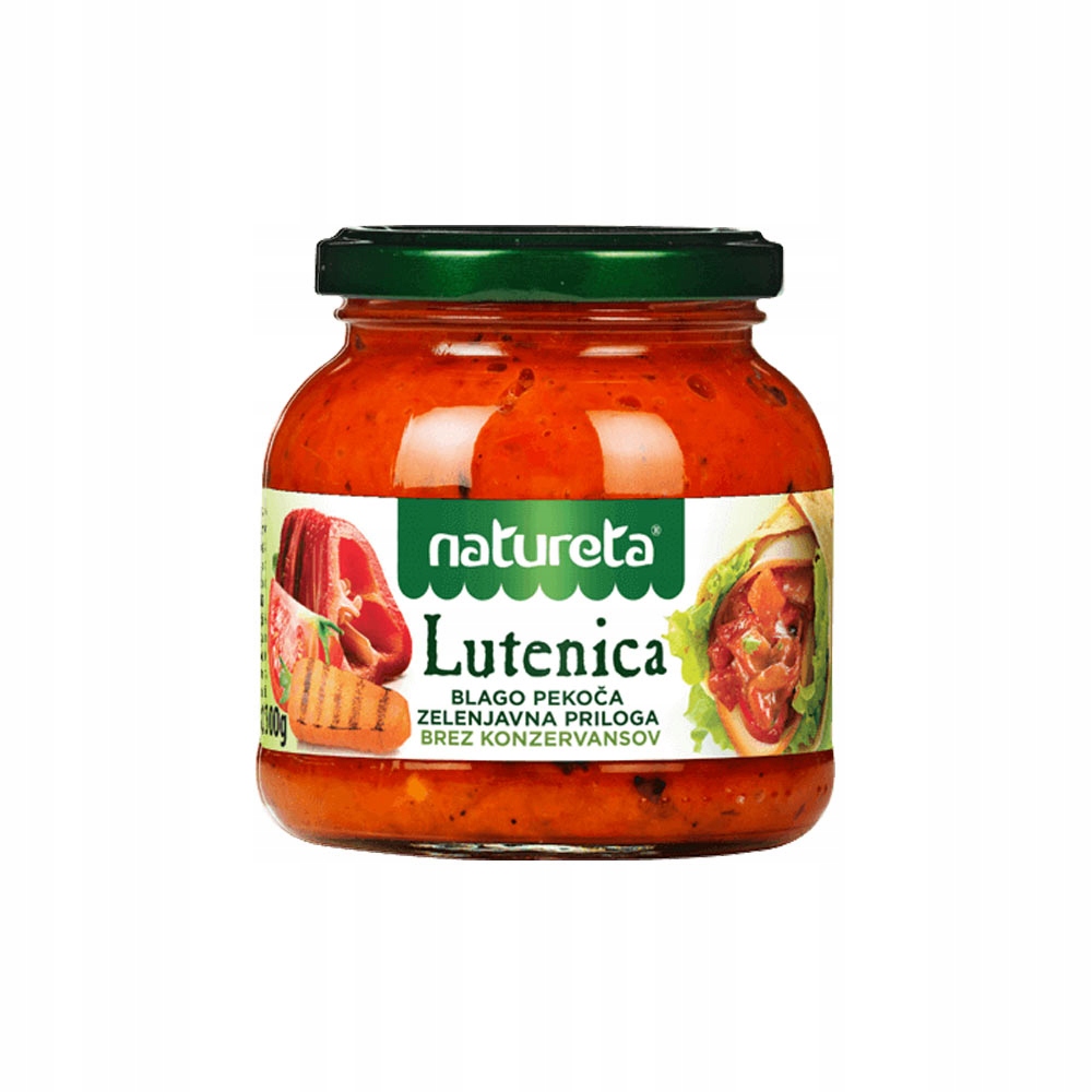 

Lutenica Pasta z Pieczoną Papryką 300g Natureta