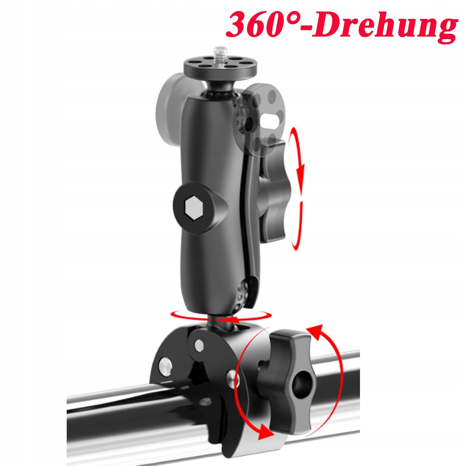 Uchwyt Kamery Na Kierownicę GoPro Hero 13 12 11 10 9 Max Insta360 ANHOER — miniatura 6