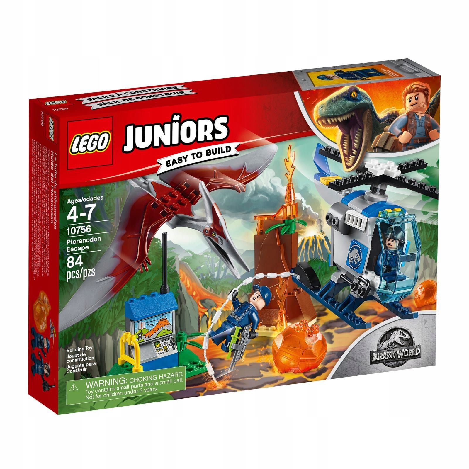 LEGO Juniors 10756 - Jurassic World: Ucieczka przed pteranodonem FV