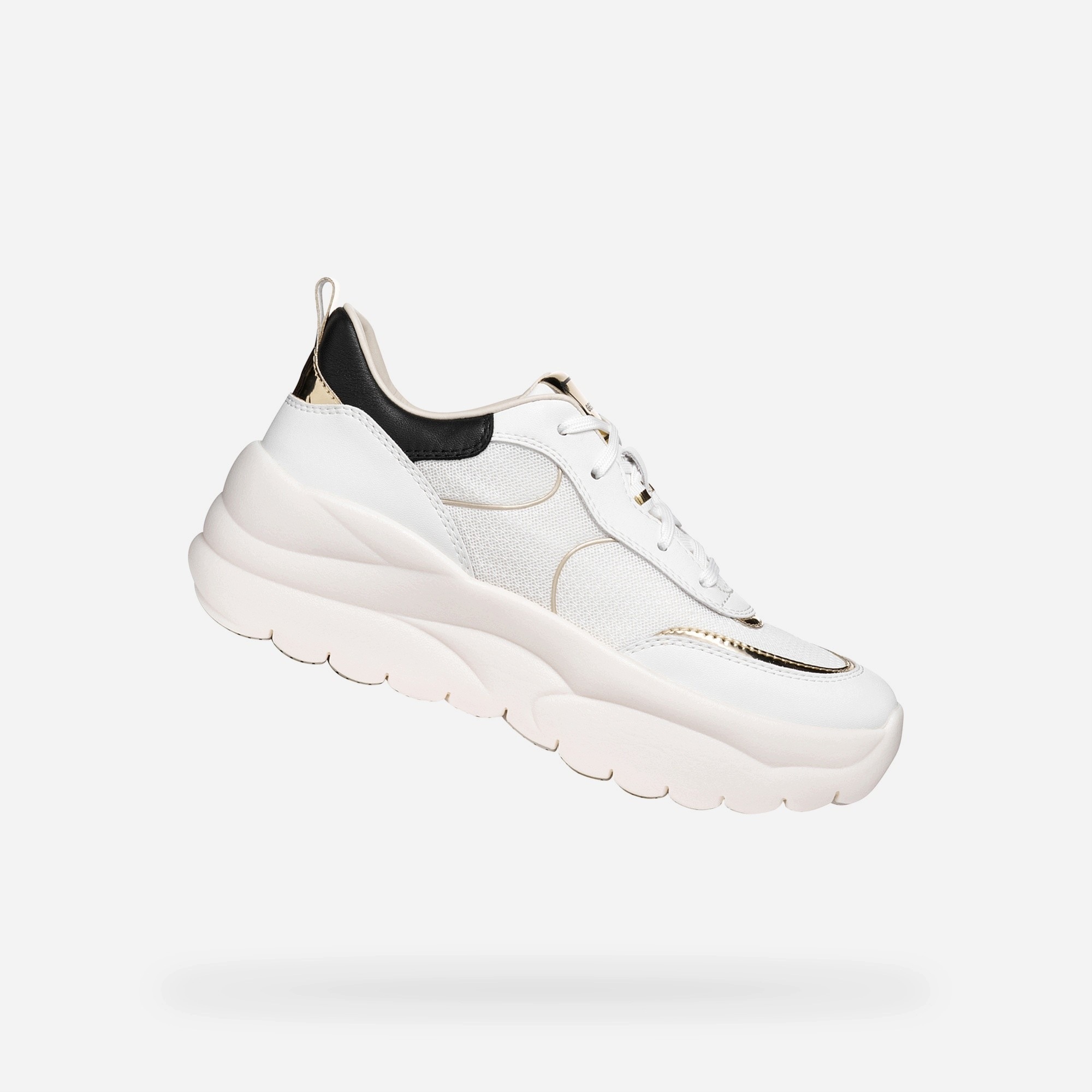 Geox Bílé dámské tenisky Geox Xtros