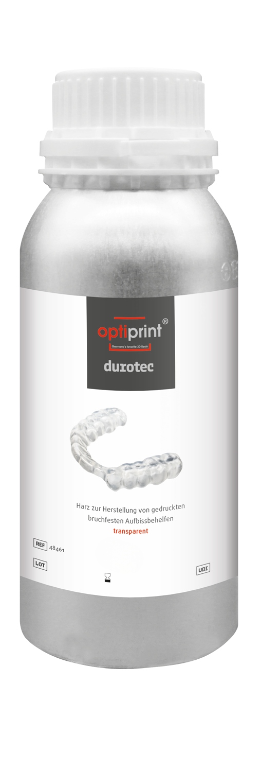 Uv pryskyřice Dentona Optiprint Durotec 1 kg 1 l pro kousací kolejnice