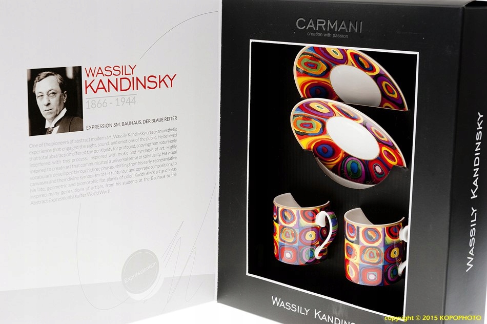 Carmani 2 Šálky Na Espresso Mocca Kandinsky