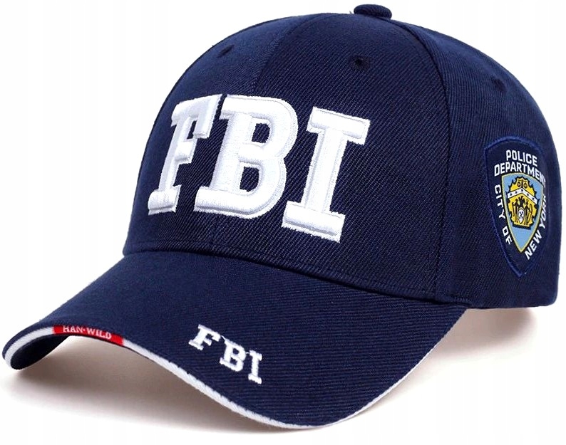 

Czapka z daszkiem granatowa sportowa Outdoor Fbi