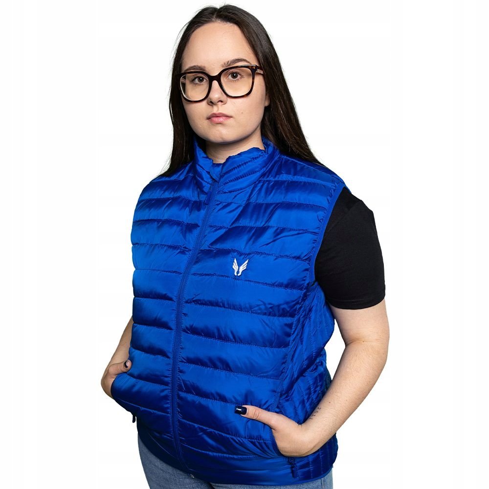 Kamizelka Lech Poznań Damska Skrzydełka Niebieska R.xl