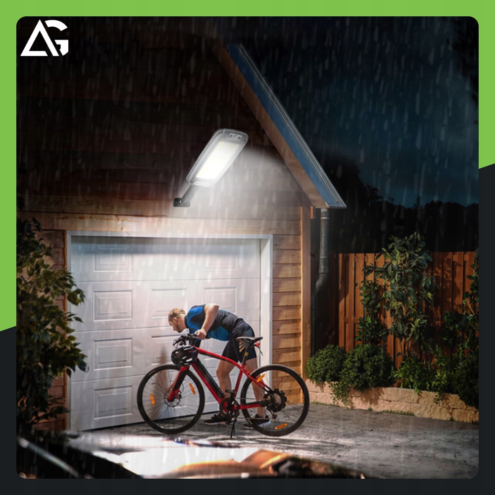 LAMPA SOLARNA ZEWNĘTRZNA OGRODOWA Z CZUJNIKIEM RUCHU LED 1200lm + UCHWYT Marka ARSA GO