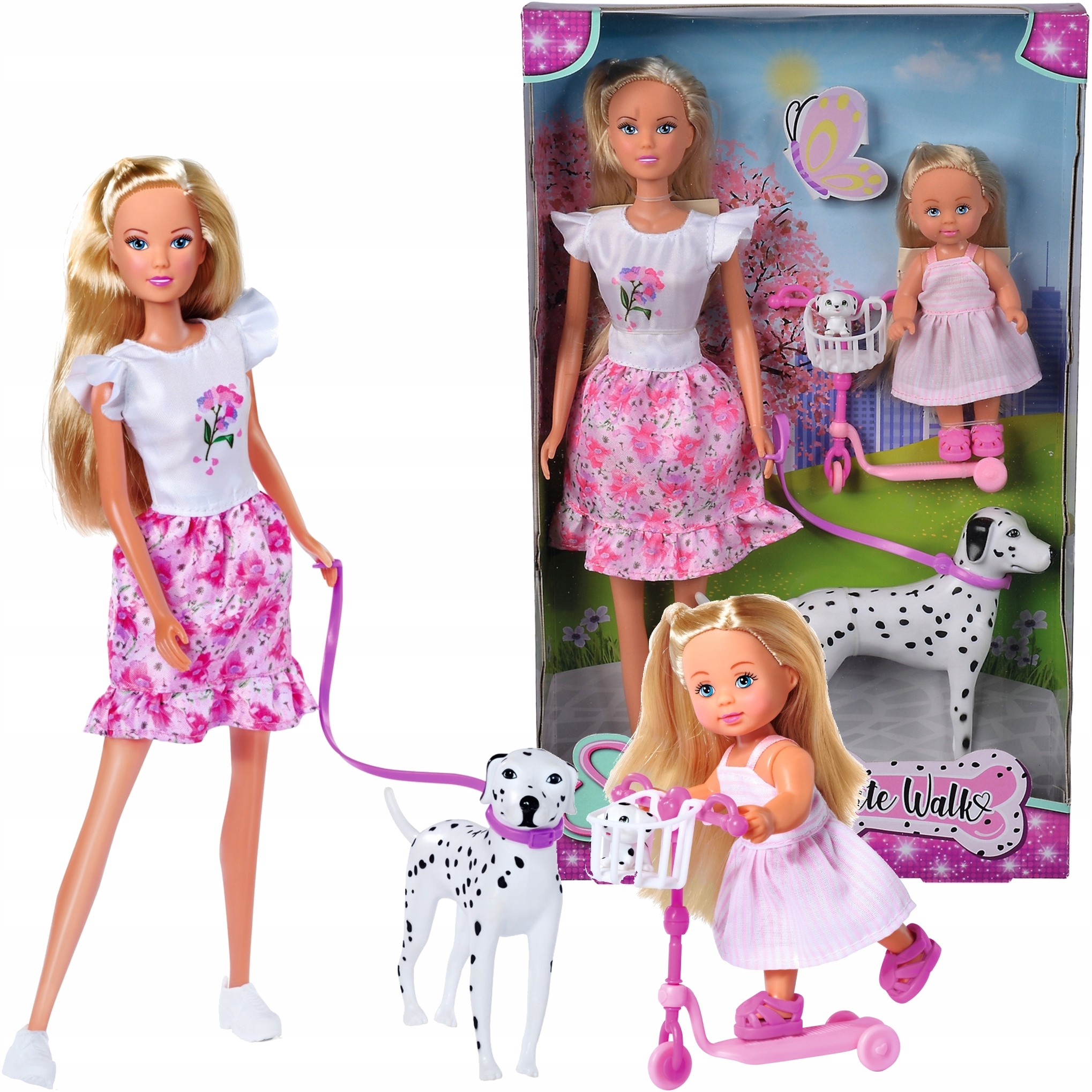 

Steffi Love Lalki Steffi Evi Na Spacerze Z Psami
