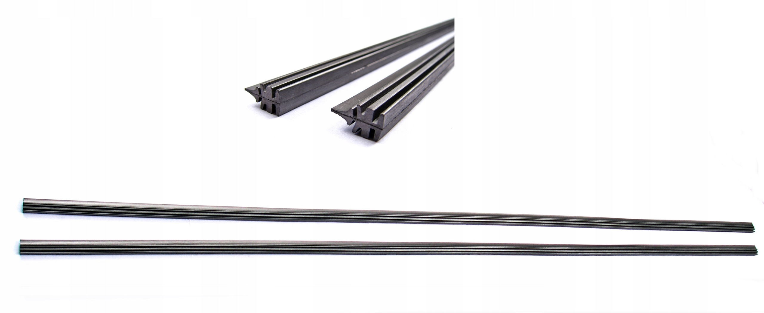 GRAFITOWE GUMKI WYCIERACZEK PŁASKICH 2x700mm 70cm 6x11mm 2szt EAN (GTIN) 5909999160458