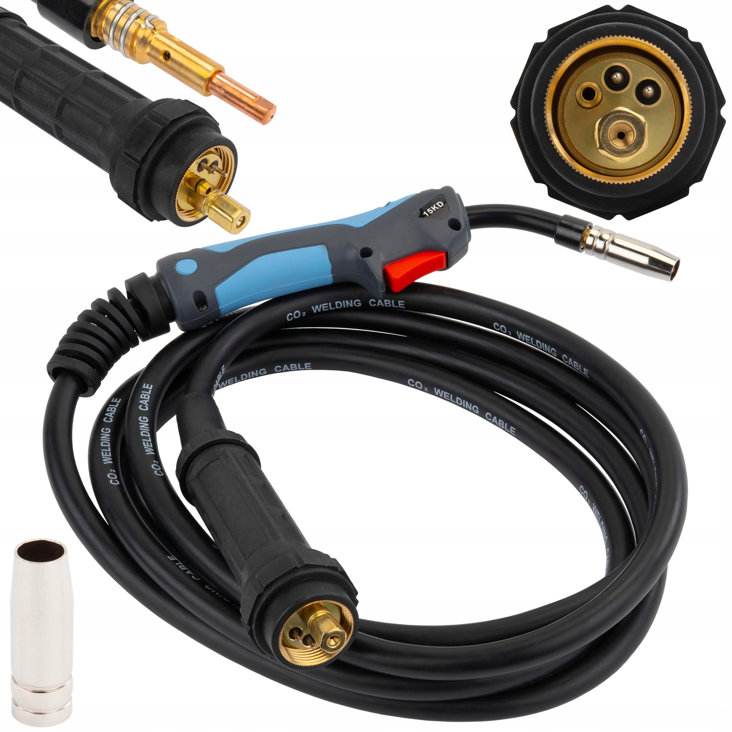 Uchwyt Mig Mag Do Migomatu Spawalniczego RTMSTF0002 Aluminium Euro 400cm