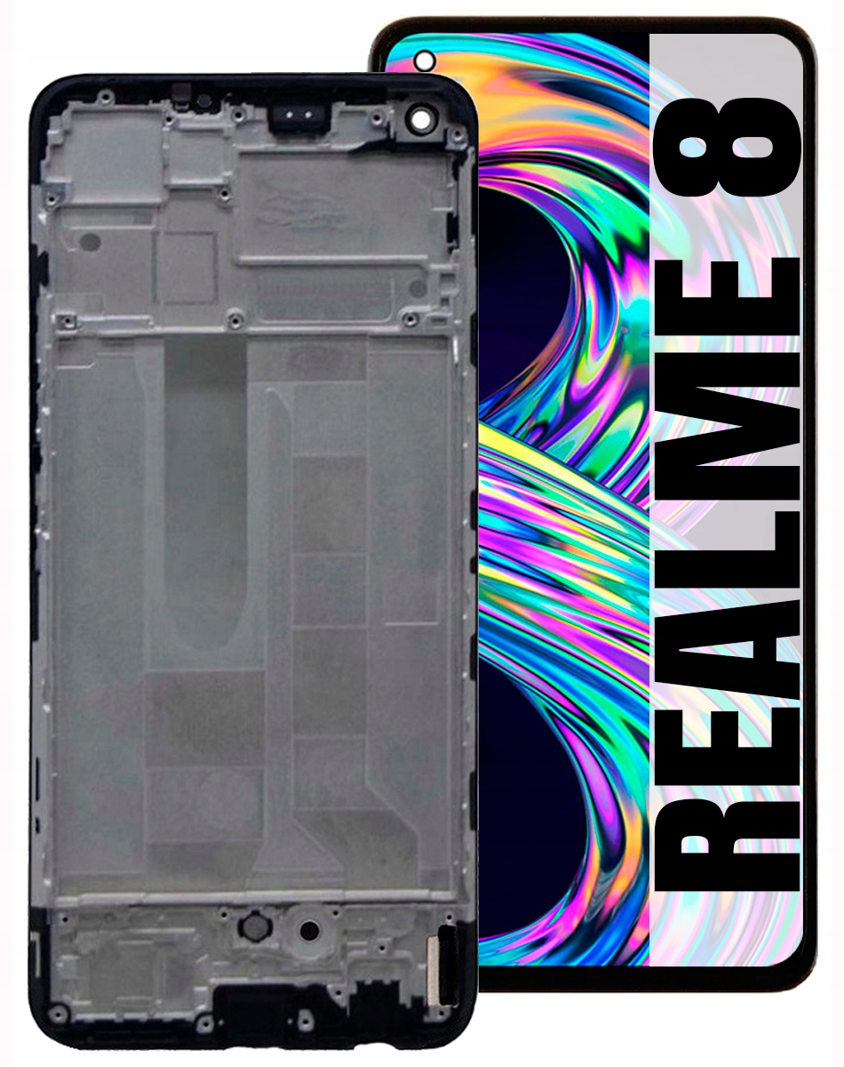 Displej Pro Oppo Realme 8 RMX3085 Incell LCD Displej Rámeček
