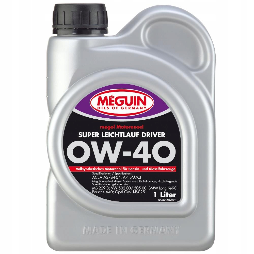 

Meguin Megol Super Leichtlauf Driver 0W40 1L