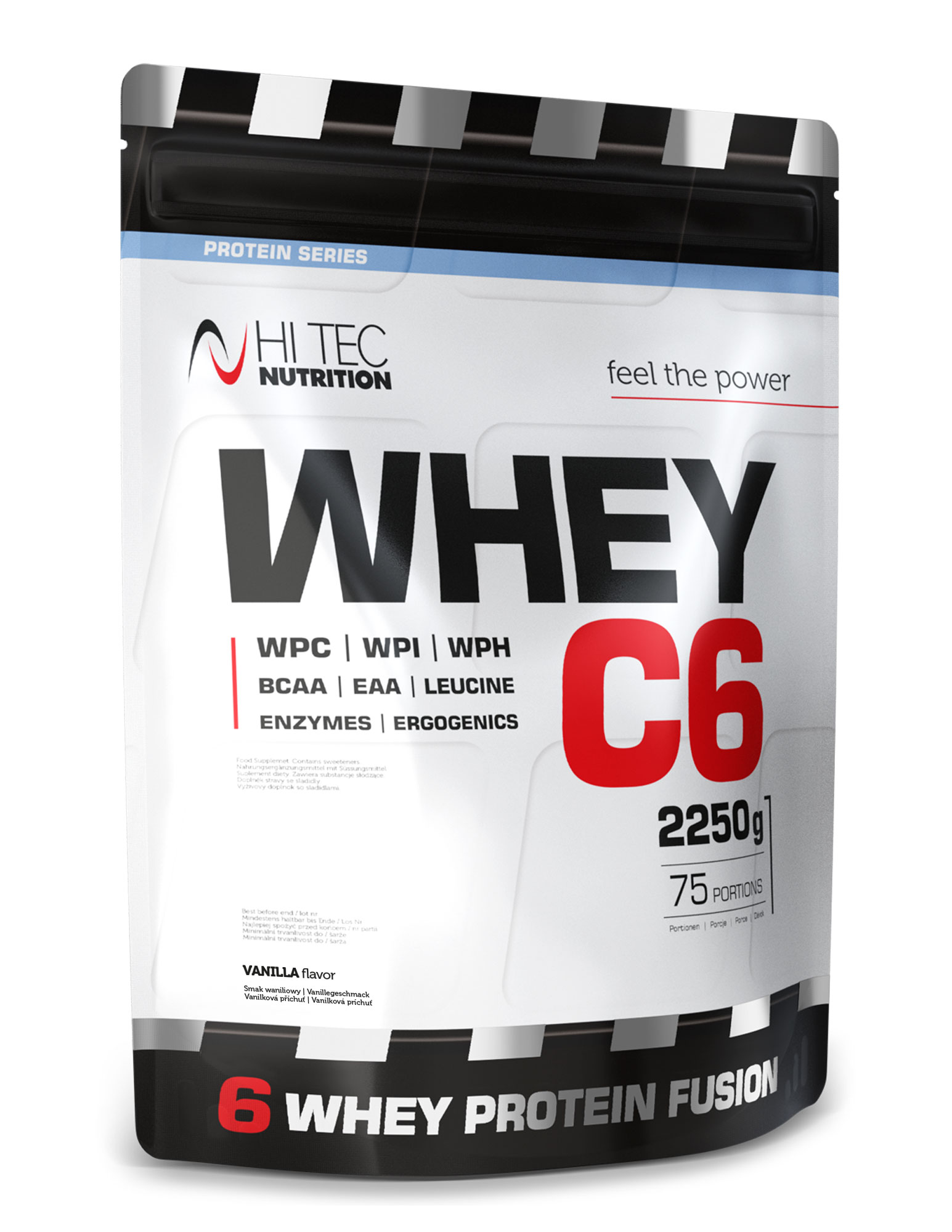 Hi Tec Whey C-6 2250g Protein Bílko Wpi Wph Wpc