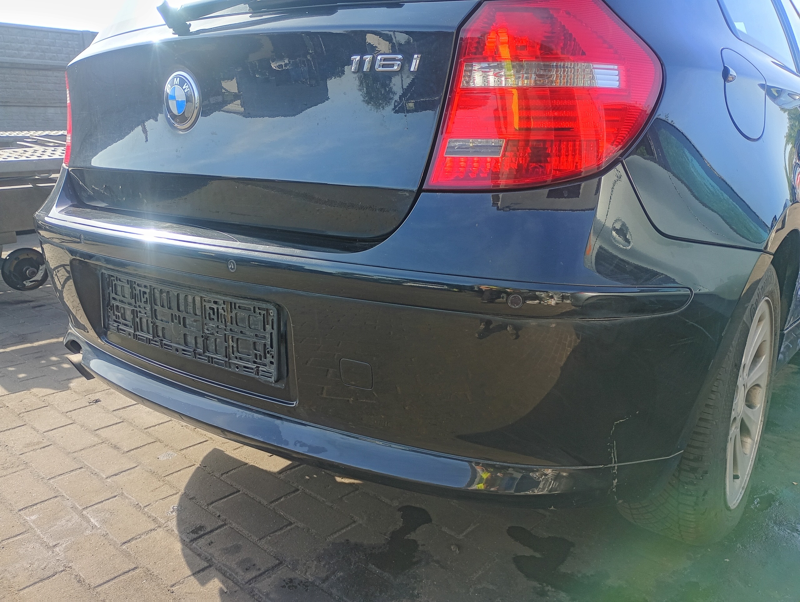 Paraurti posteriore posteriore BMW 1 e E81 07-11 kod lakieru 475