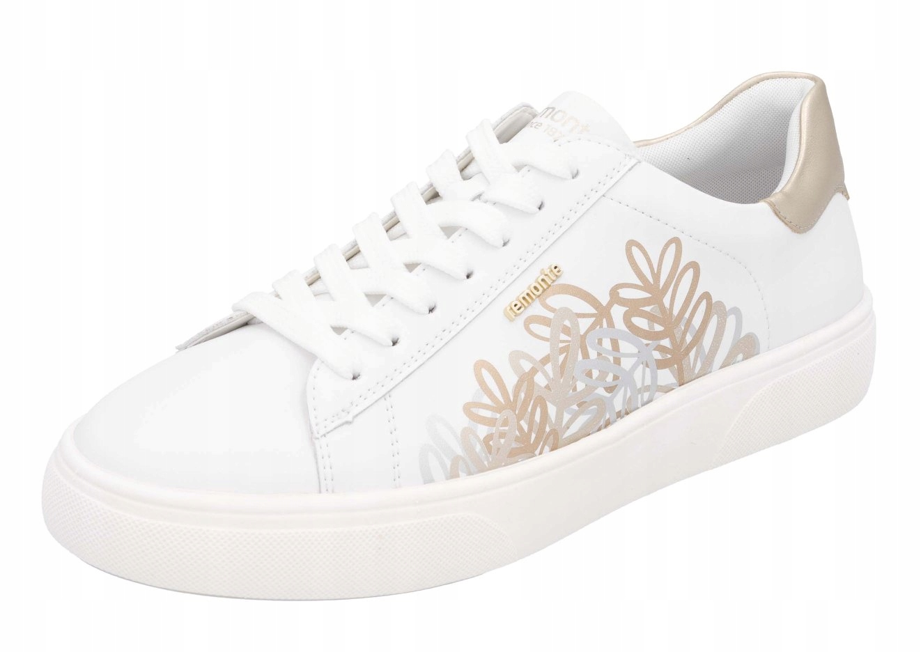 Remonte D2J00-81 vel.38 bílé kožené tenisky polobotky Soft Rieker