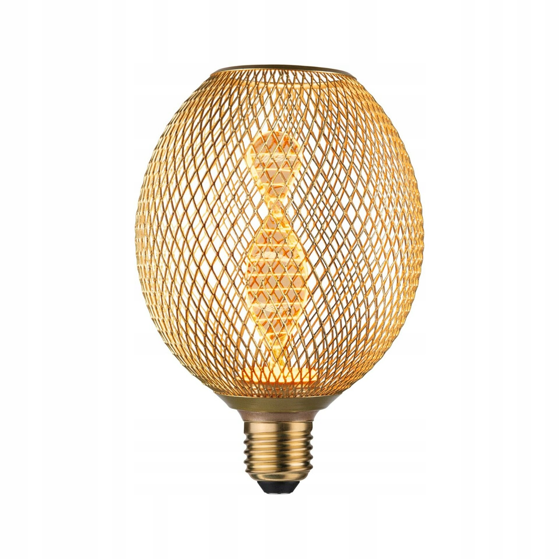 Led žárovka Paulmann Kovic Glow E27 3,5W 1800K Helix mosaz dekorativní