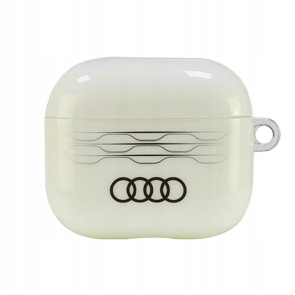 Audi IML Geometric Pattern AirPods 3cover bílá/bílá AU-IMLAP3-A6/D3-WE