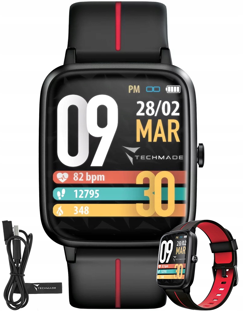 Chytré Hodinky Techmade Move Notifikace Ekg Spánek