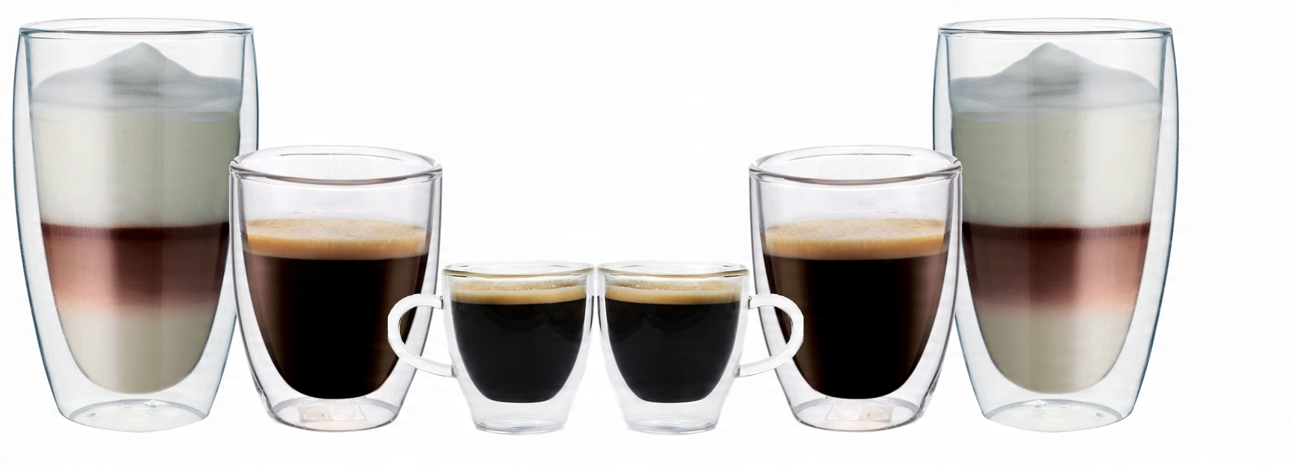 

Szklanki Termiczne 6x Latte 4x Coffee 2x Espresso