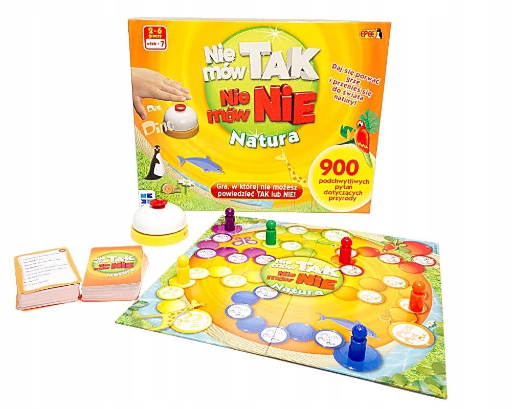Gra Nie mów tak, nie mów nie Logiczna Gra Planszowa Dla Dziecka 6 Lat