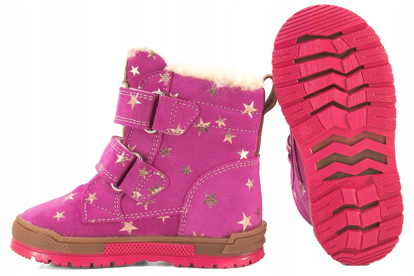 BARTEK 21469 TRZEWIKI PROFILAKTYCZNE OCIEPLANE KOZACZKI ZIMOWE 25 Różowy Stan opakowania oryginalne