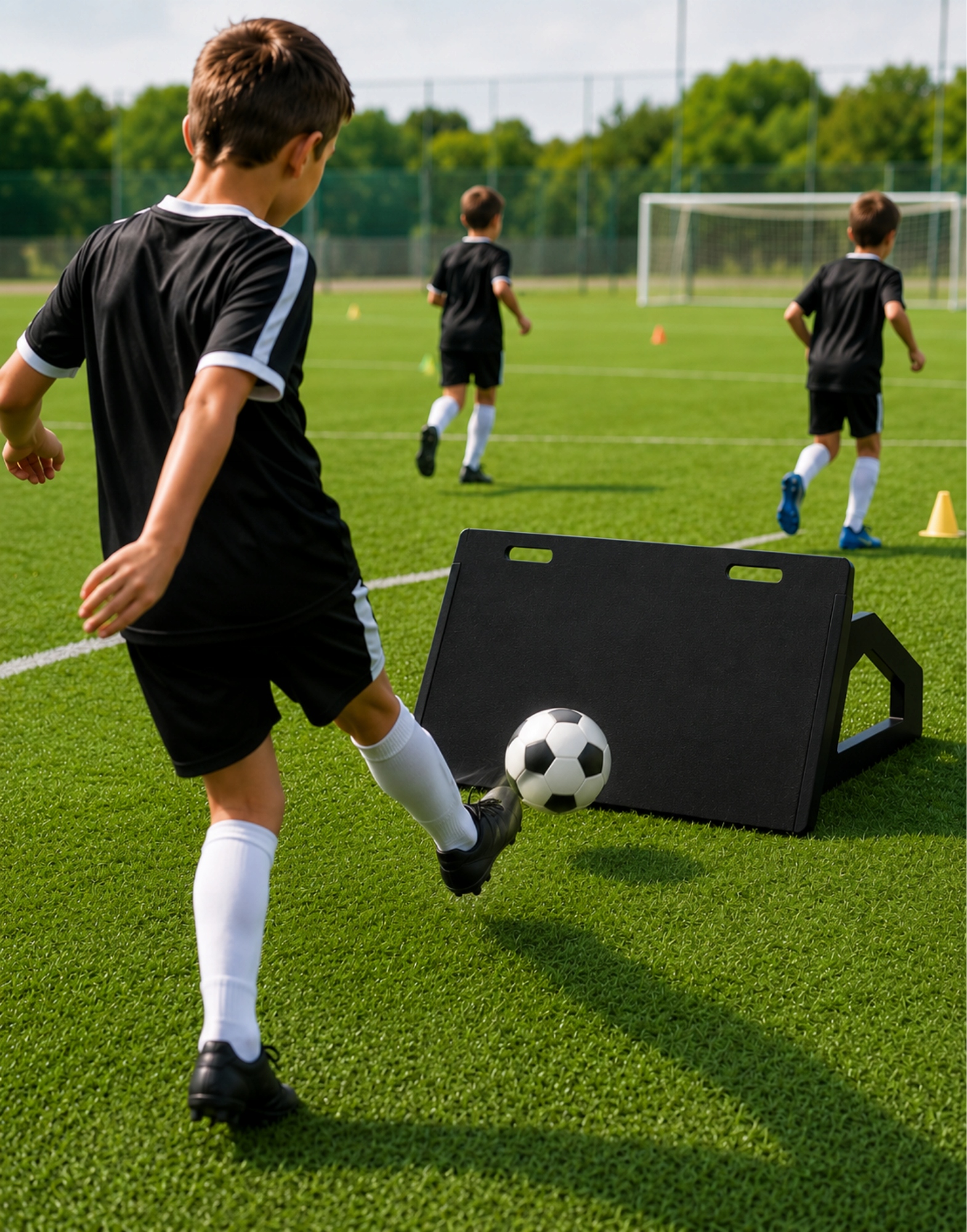 Rebounder piłkarski składany RegMag 100 × 40 cm – Składany rebounder piłkarski RegMag 100 × 40 cm