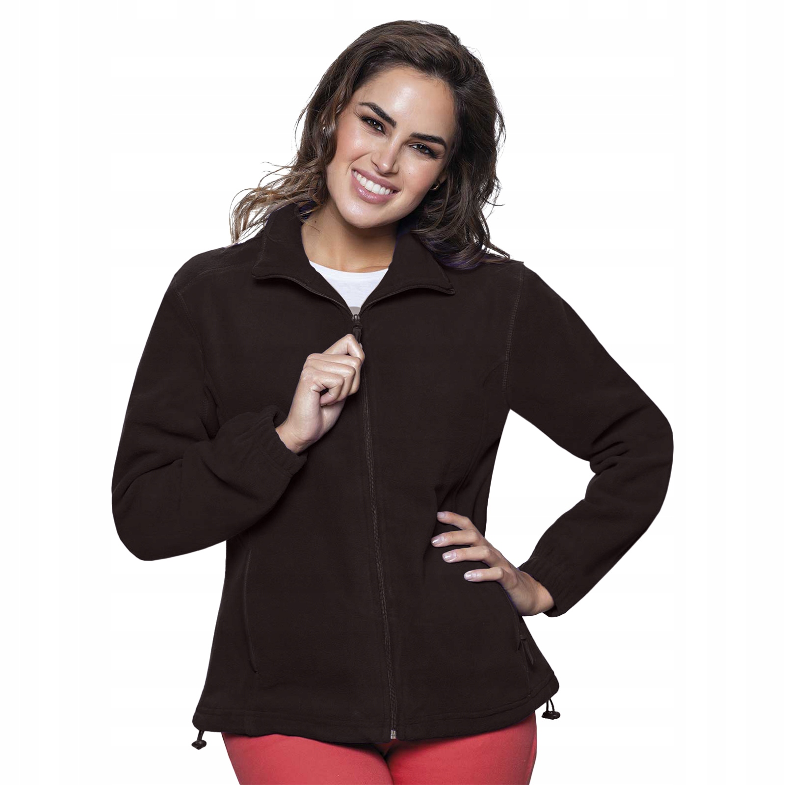 

Bluza Polar damski rozpinany Fleece czarny S