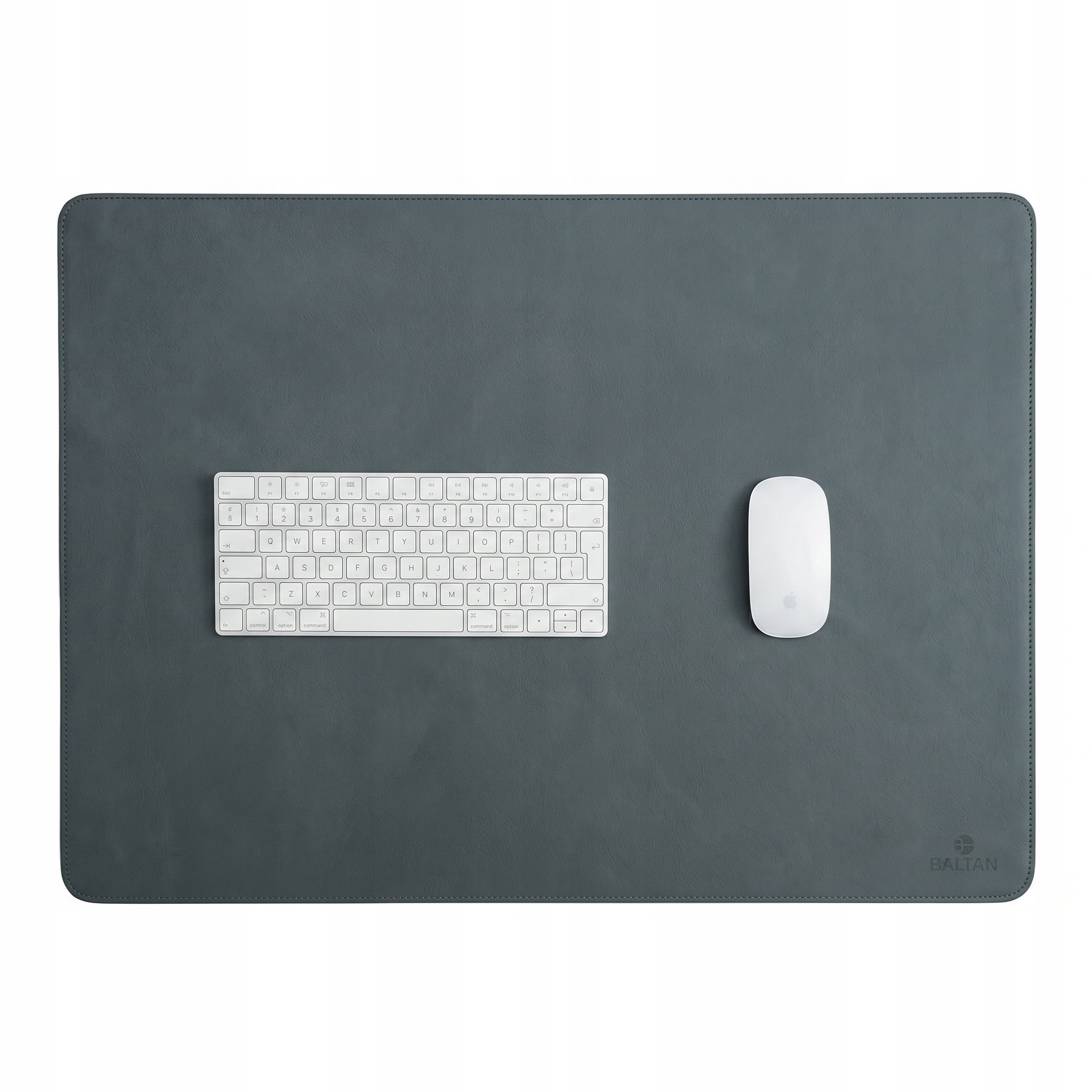 Podložka Na Psací Stůl Podložka Pod Myš kůže Baltan XXL 100x58 cm šedá Grey