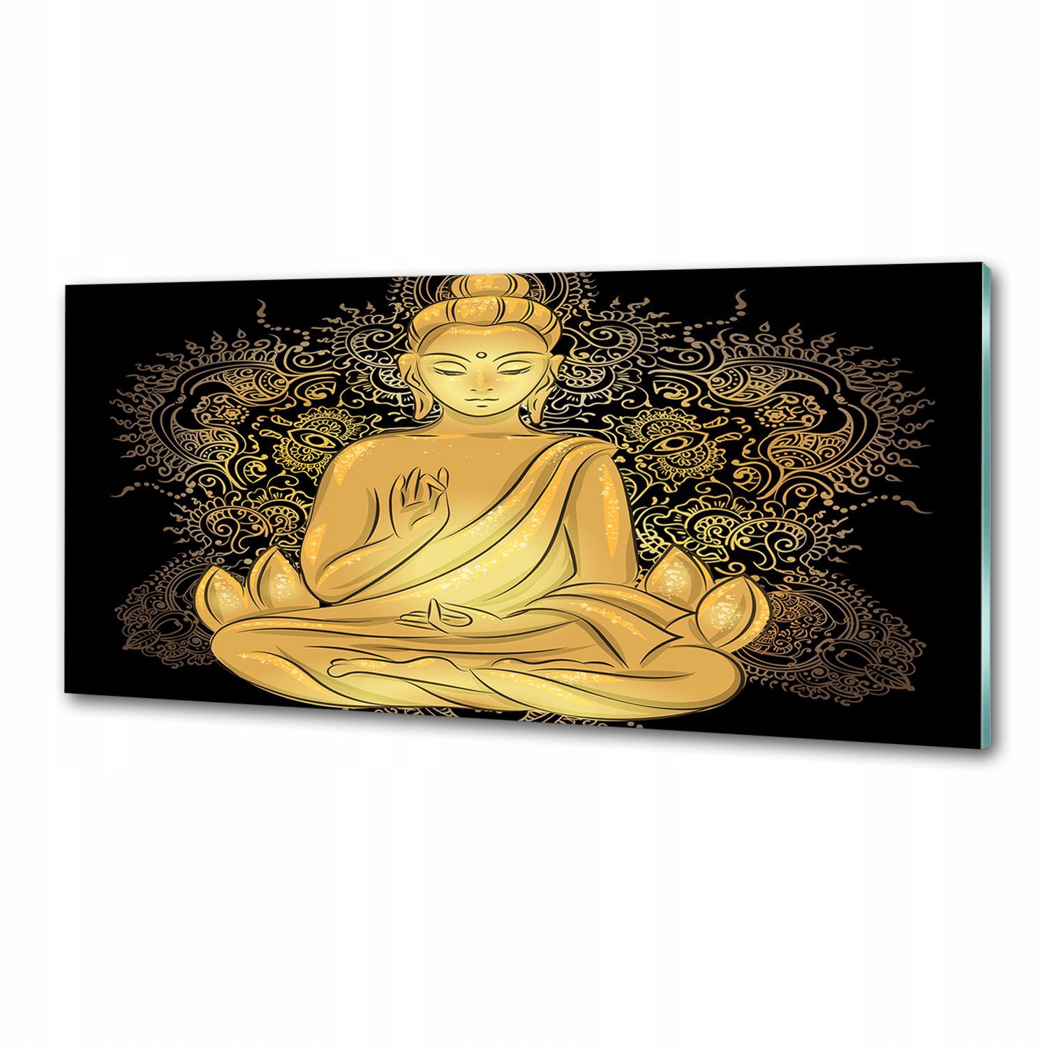 Panel do kuchyne Sediaci Buddha 125 x 50 cm Lepidlo