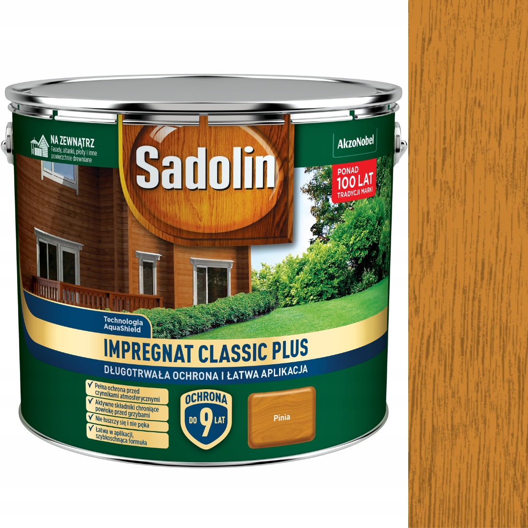 Sadolin Classic Plus Vodná Impregnácia 9 L Pinia