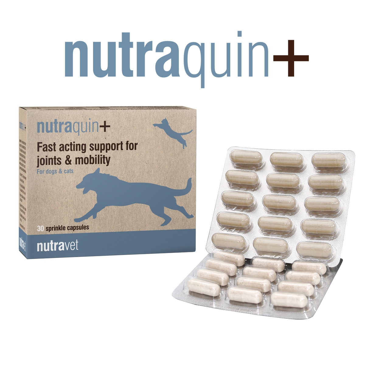Nutravet Nutraquin preparat na stawy dla psa i kota 30 tabletek