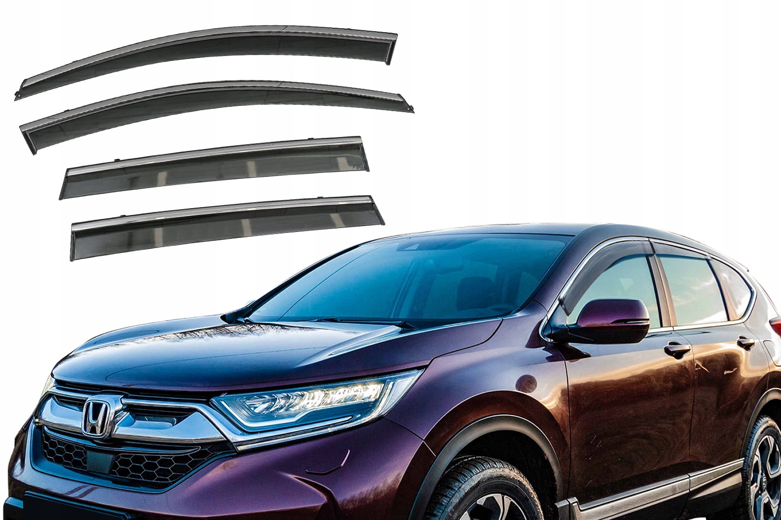 HONDA CR-V V 2018 + ОБТЕКАТЕЛИ ОКОН