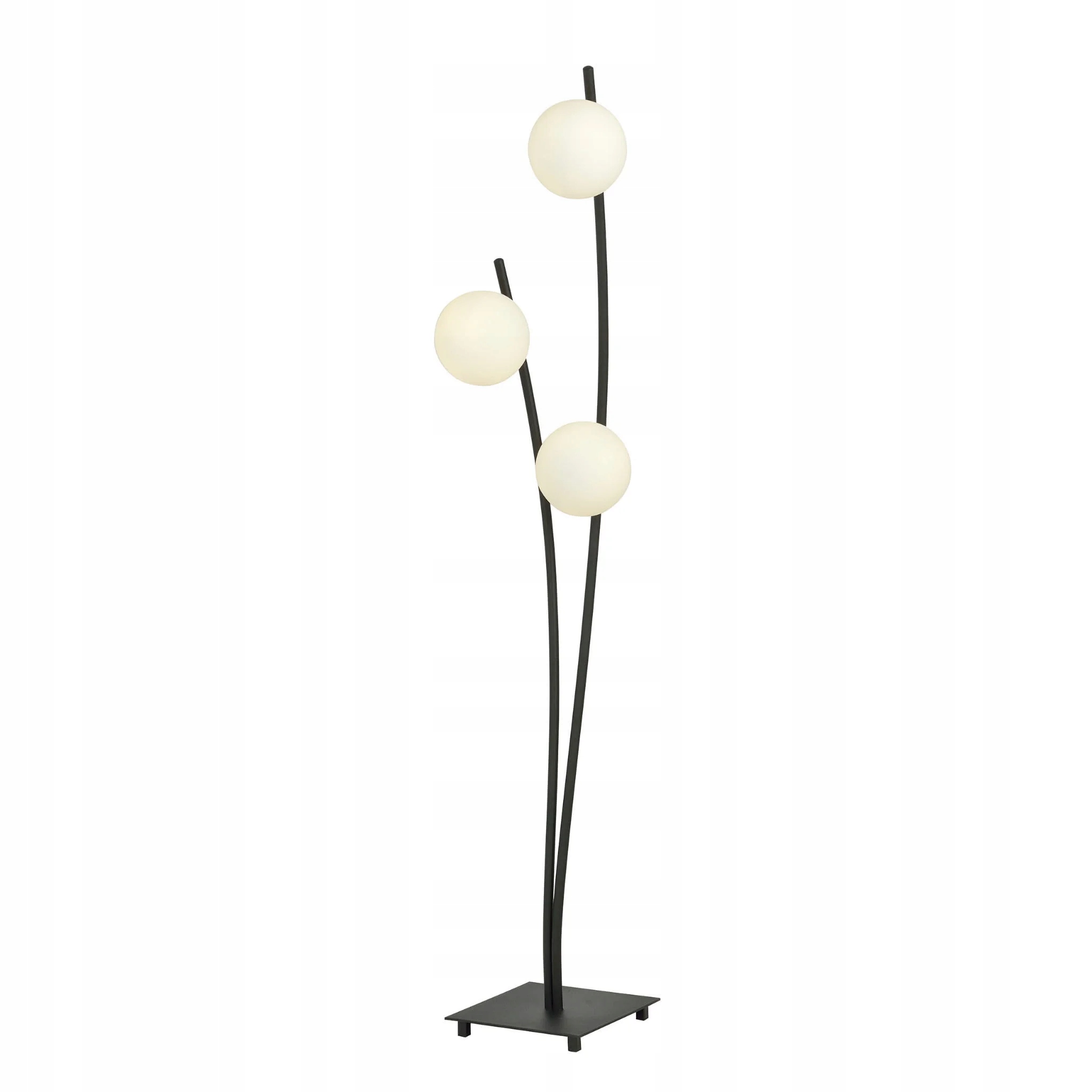 Podlahová lampa Emibig Hunter LP3 3xE14 10W, 150 cm, čierno-biela