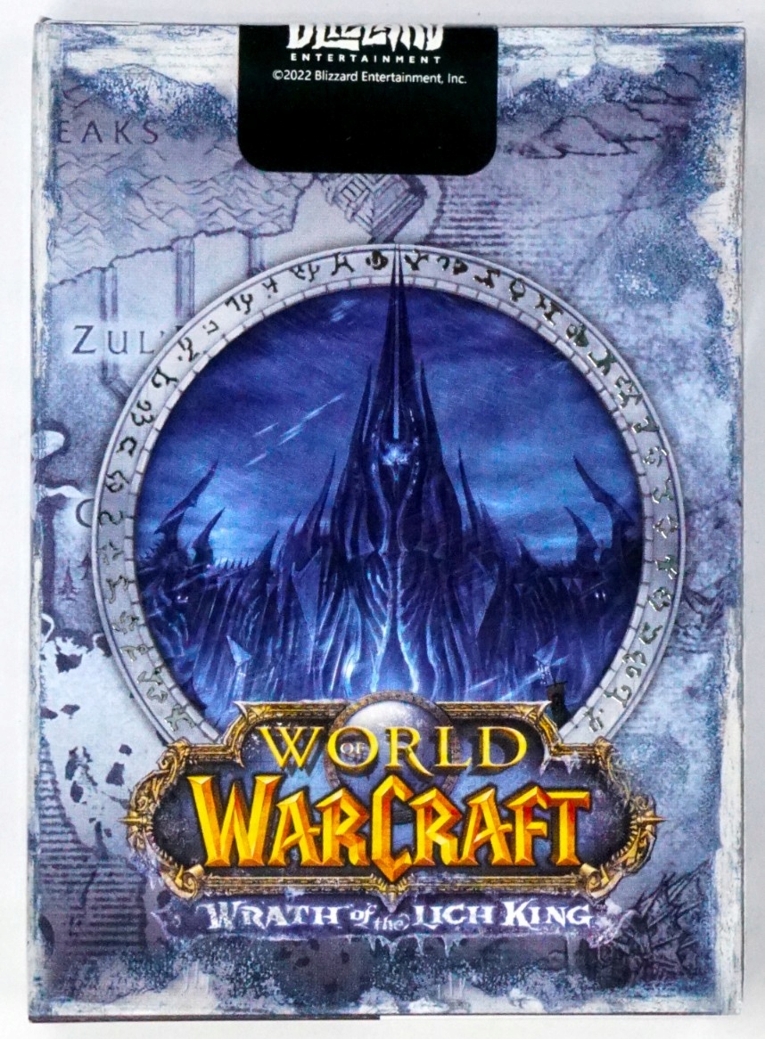 Karty do gry BICYCLE WORD OF WORDCRAFT LICH KING 1 TALIA Stan opakowania oryginalne