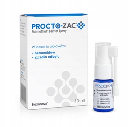 

Procto-zac Meme Thol Barrier Spray 10ML
