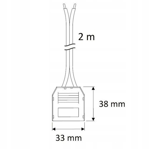 RODZIELACZ LED 3 PUNKTOWY DO TAŚM OPRAW LAMP LED PRZEWÓD 2M Z RODZIELACZEM EAN (GTIN) 5905204506806